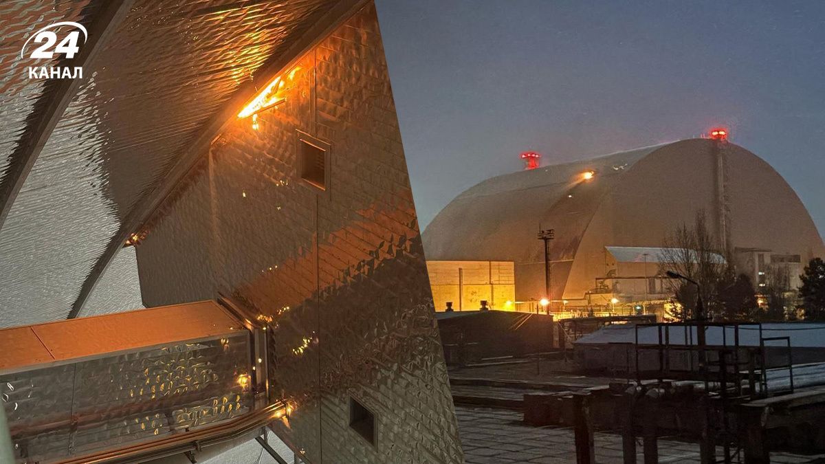 Российский беспилотник повредил укрытие Чернобыльской АЭС