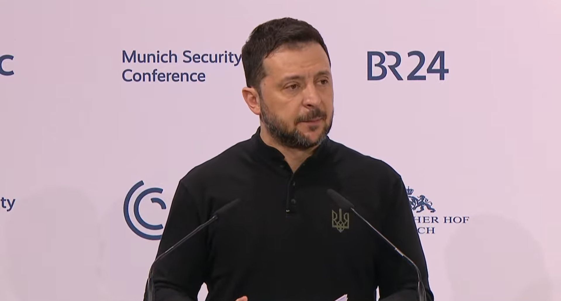 Виступ Володимира Зеленського на Мюнхенській конференції 15 лютого Виступ Володимира Зеленського на Мюнхенській конференції 15 лютого