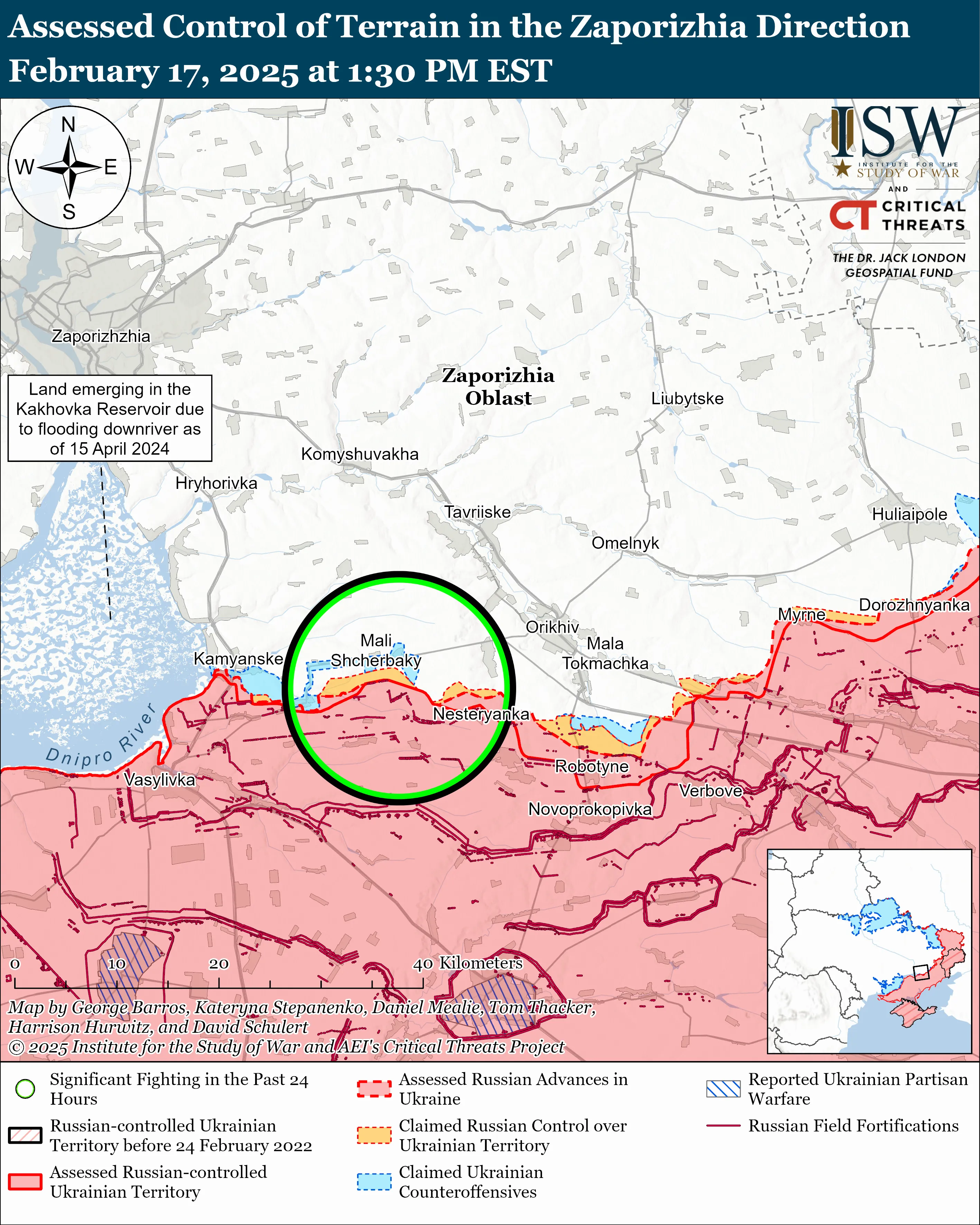Бои в Запорожье анализ ISW 17 февраля 2025 года Бои в Запорожье анализ ISW 17 февраля 2025 года