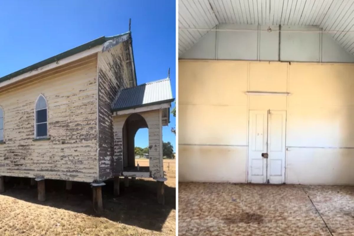 Женщина купила заброшенную церковь