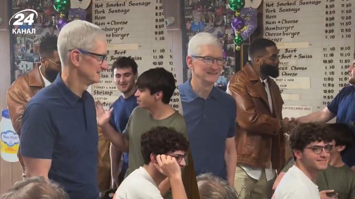 Очільника Apple Тіма Кука не впізнали у закладі – відео інциденту Очільника Apple Тіма Кука не впізнали у закладі – відео інциденту