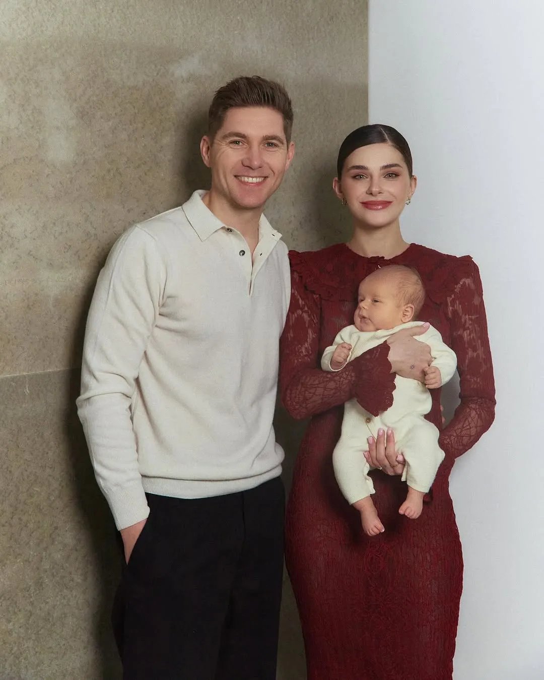 Володимир Остапчук і Катерина Полтавська з сином Володимир Остапчук і Катерина Полтавська з сином