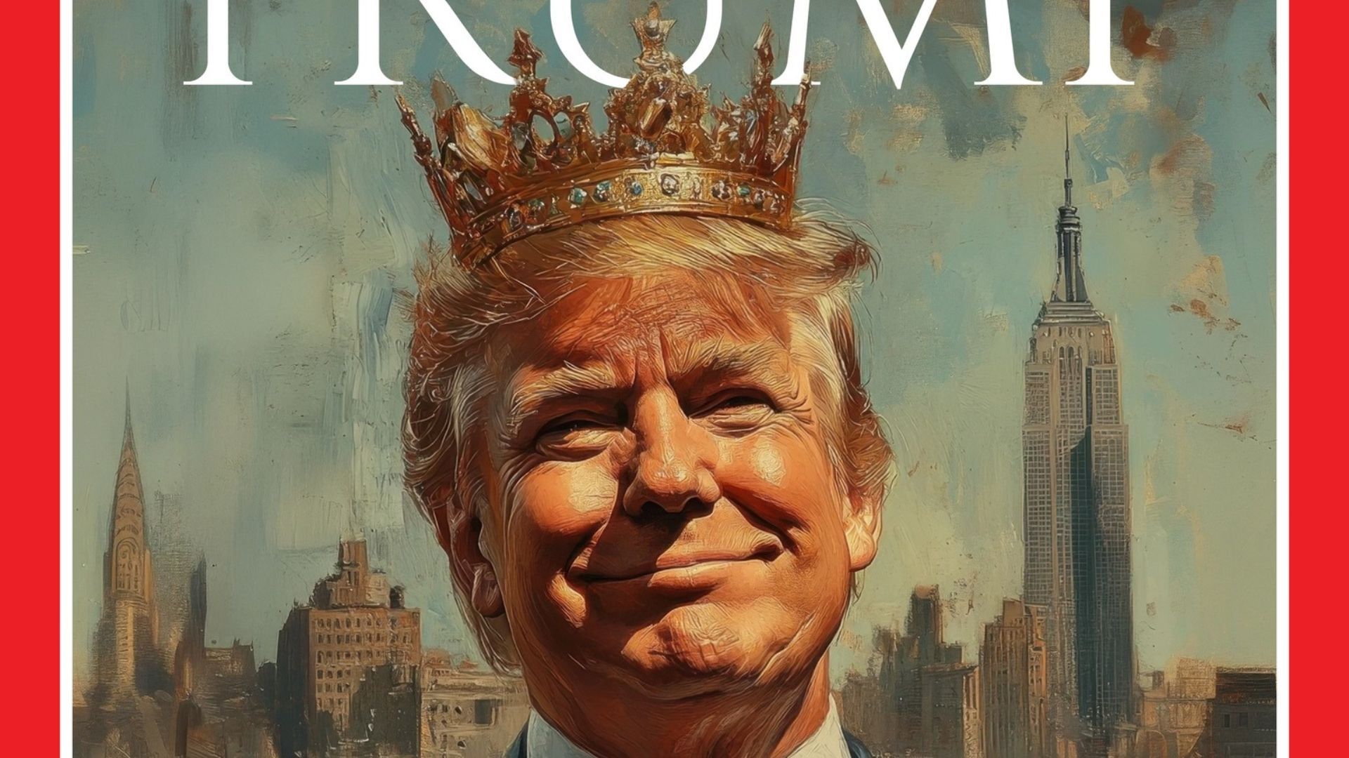 Білий дім запостив фейкову обкладинку журналу Time, де зображений Трамп з короною Білий дім запостив фейкову обкладинку журналу Time, де зображений Трамп з короною