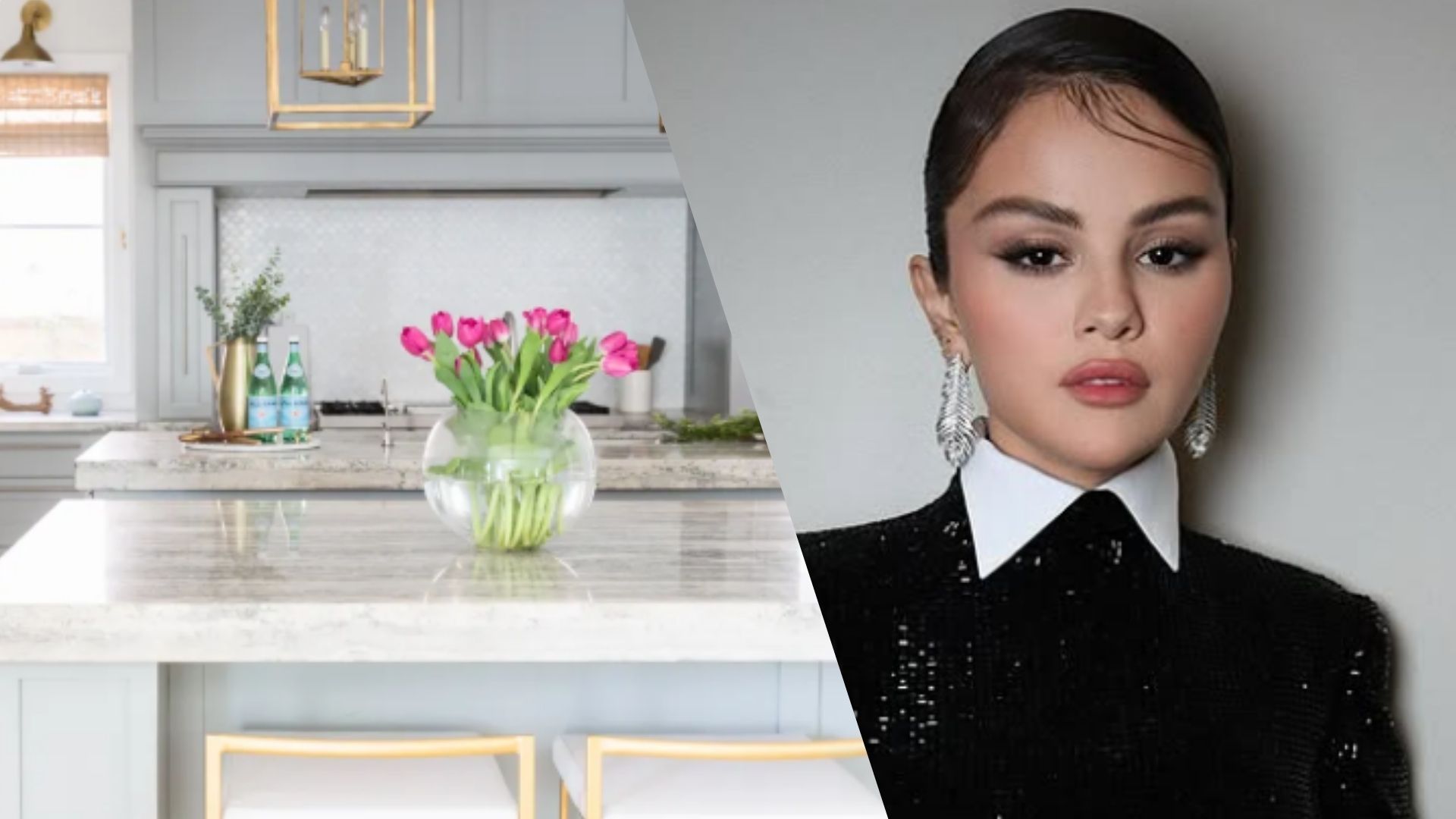 Селена Гомес разместила на кухне два кухонных острова