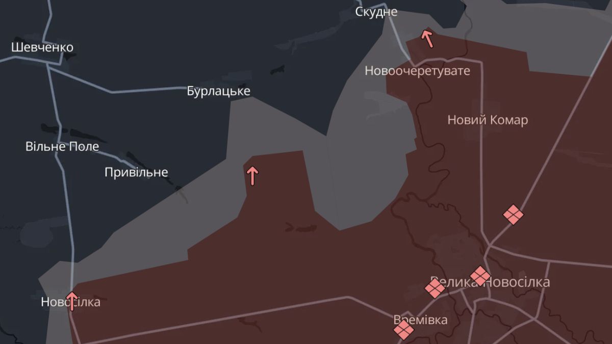 Карта DeepState 23.02.2025 Карта DeepState 23.02.2025