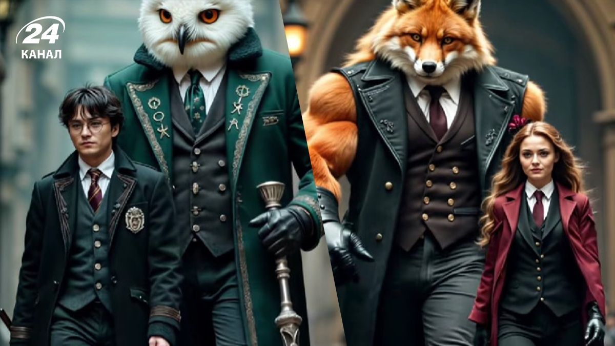 ИИ показал персонажей Гарри Поттера и их тотемных животных ИИ показал персонажей Гарри Поттера и их тотемных животных