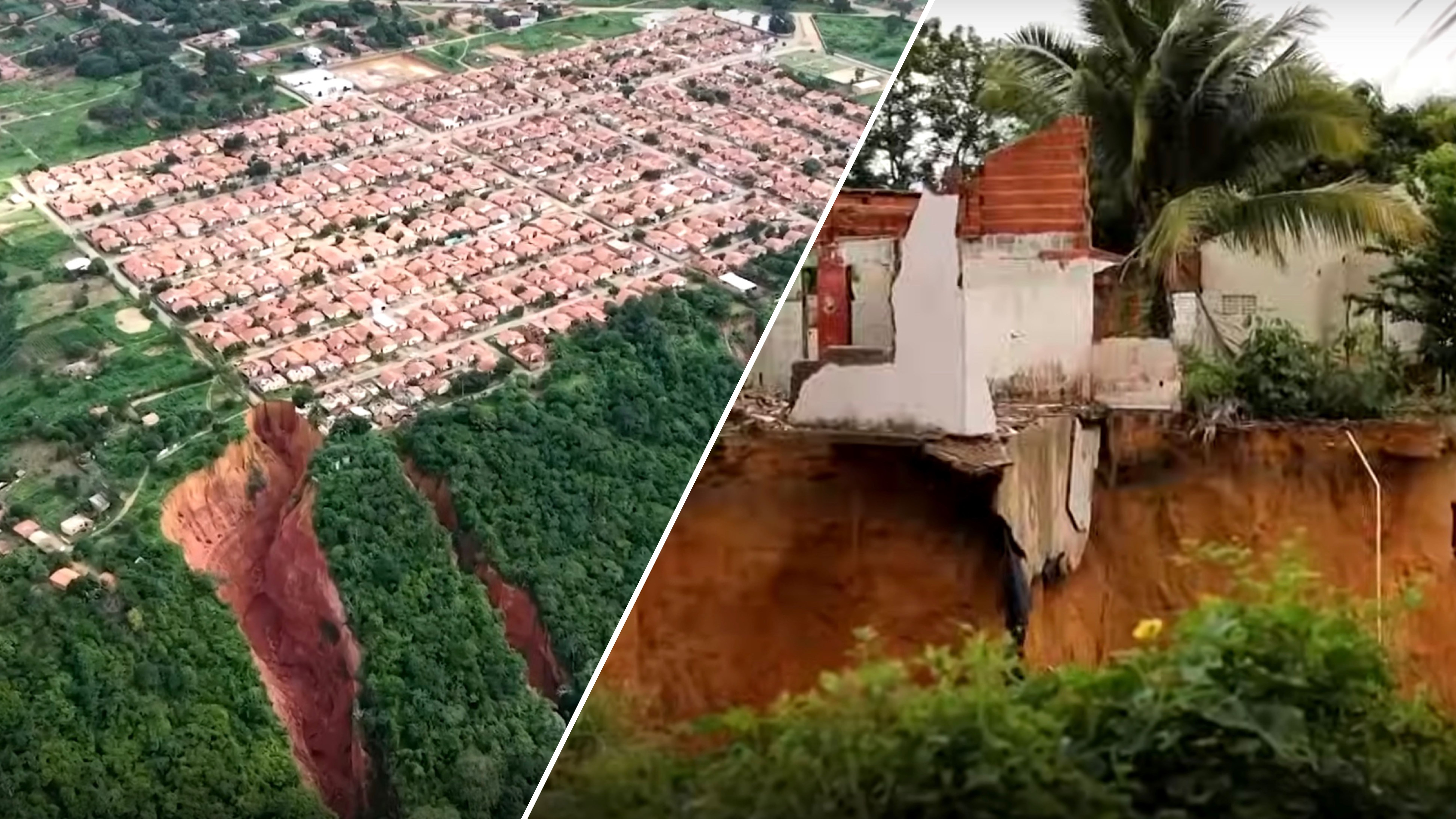 Бразильский город проваливается под землю Бразильский город проваливается под землю