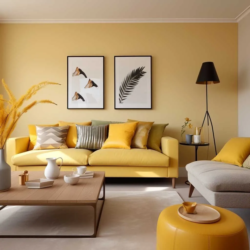 жовта вітальня жовта вітальня