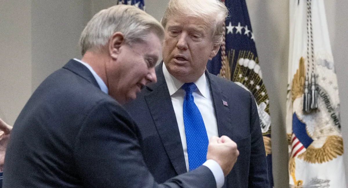 Ліндсі Грем і Трамп Ліндсі Грем і Трамп