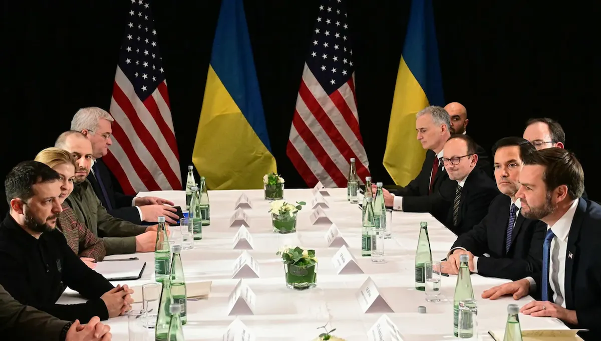 Зеленський і Джей Ді Венс Зеленський і Джей Ді Венс