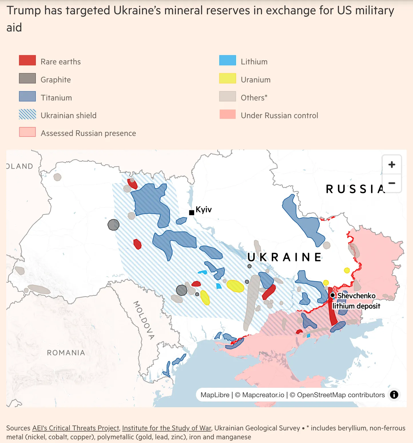 Рідкісноземельні метали карта Рідкісноземельні метали карта
