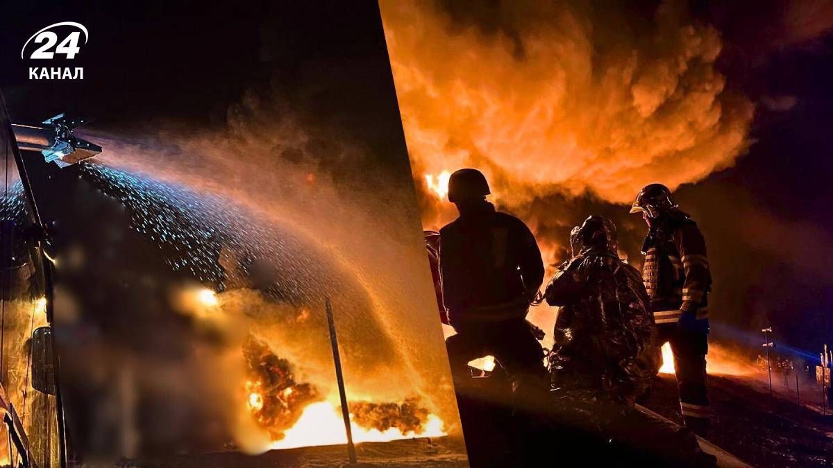 У Київській області через російську атаку спалахнула пожежа - 24 Канал У Київській області через російську атаку спалахнула пожежа - 24 Канал