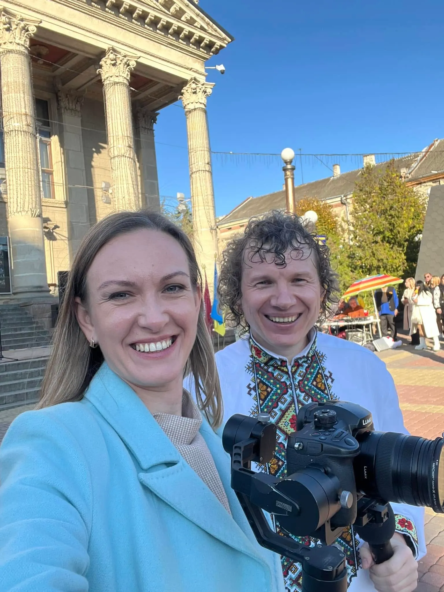 Александр Кварта с женой Александр Кварта с женой