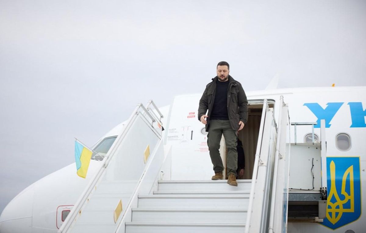 Зеленский прибыл в США Зеленский прибыл в США