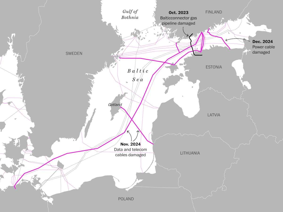 Балтійське море карта тіньовий флот Росії Балтійське море карта тіньовий флот Росії