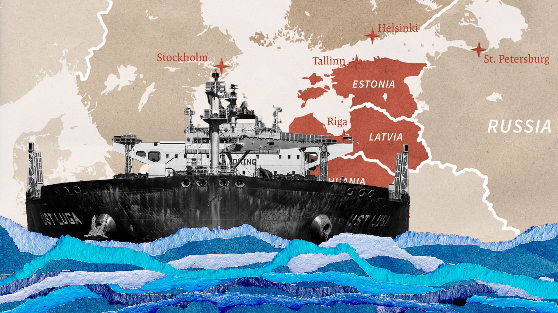 Диверсии России в Балтийском море 2025 Диверсии России в Балтийском море 2025