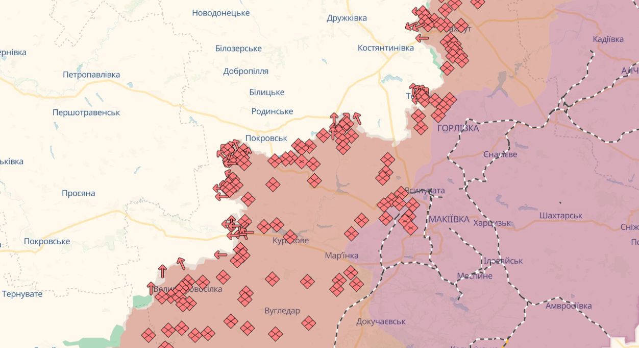 Теряют темпы: DeepState рассказали, сколько территории оккупировали россияне за февраль - 24 Канал