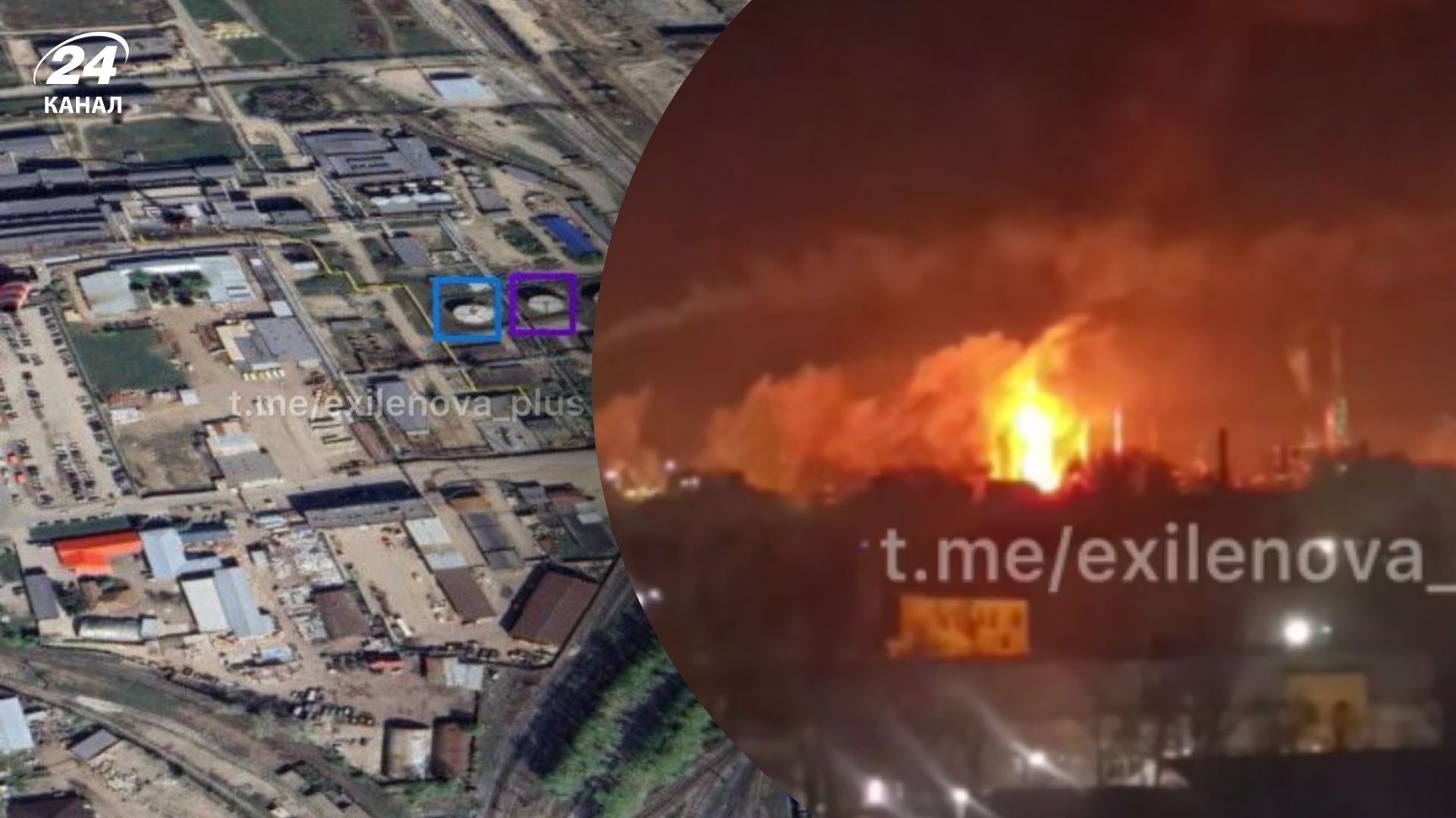 Горить Уфинський НПЗ Горить Уфинський НПЗ