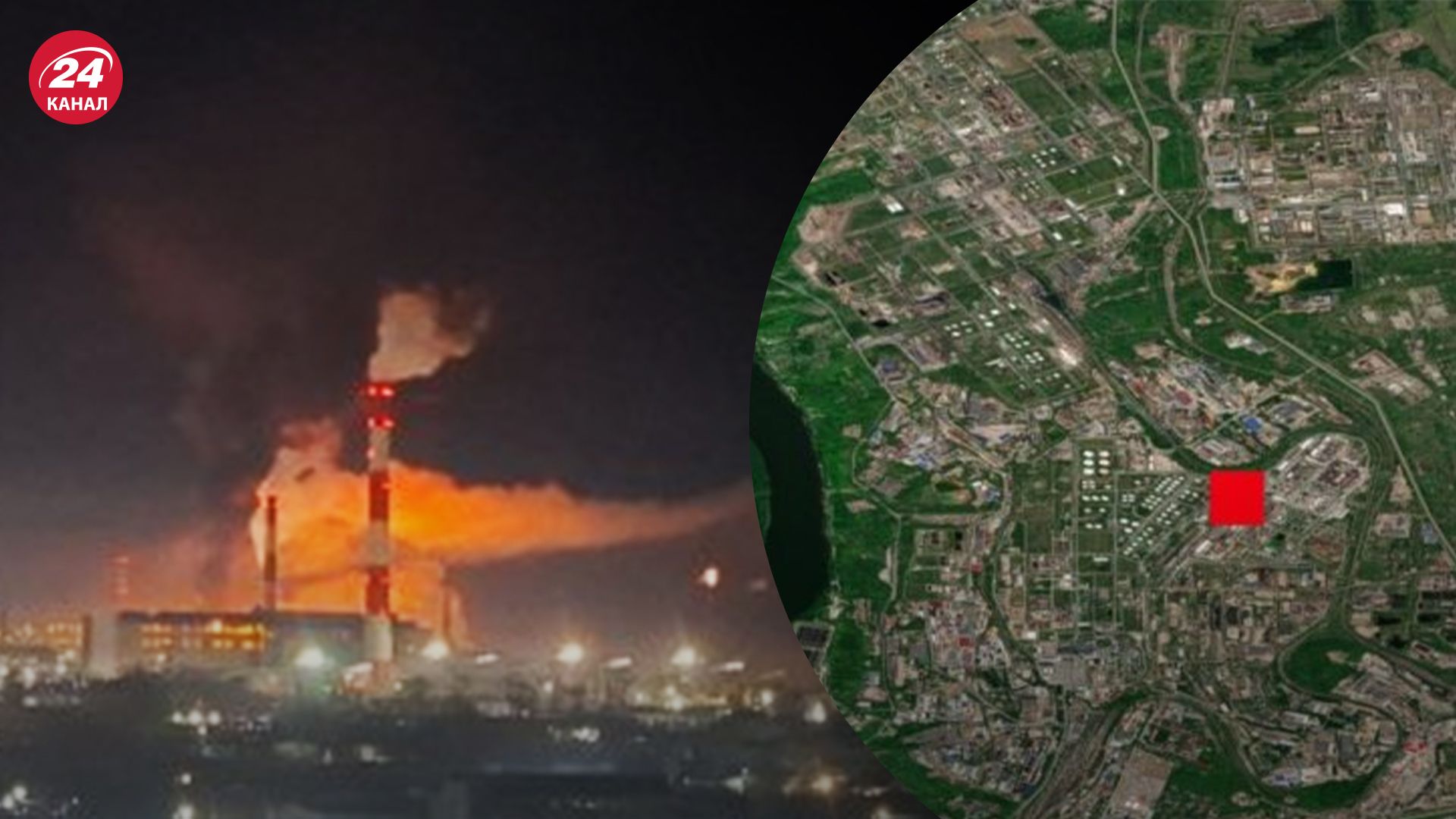 Удар по нефтеперерабатывающему заводу в Уфе