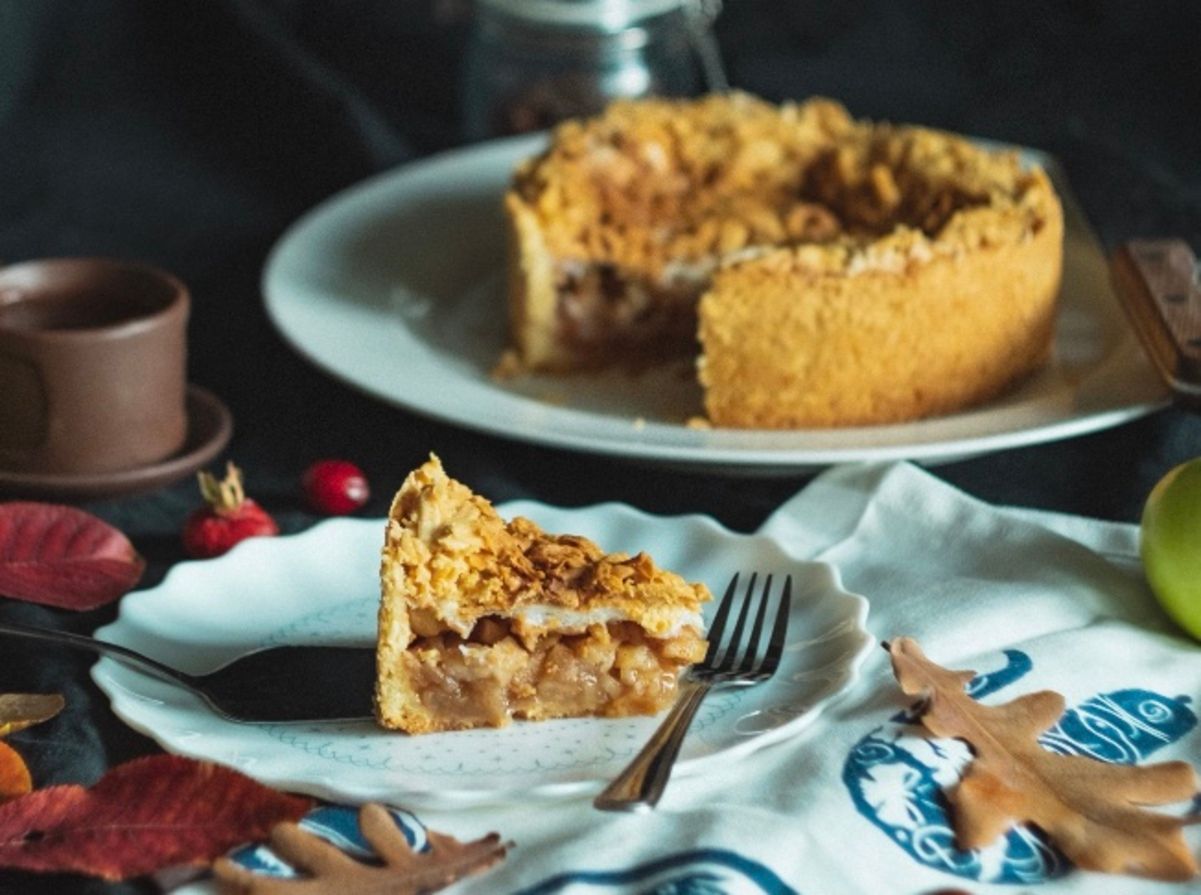 Пісний яблучний пиріг Пісний яблучний пиріг