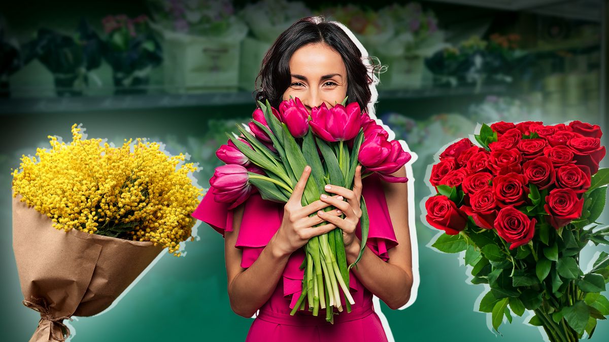 Цветы на 8 марта Цветы на 8 марта