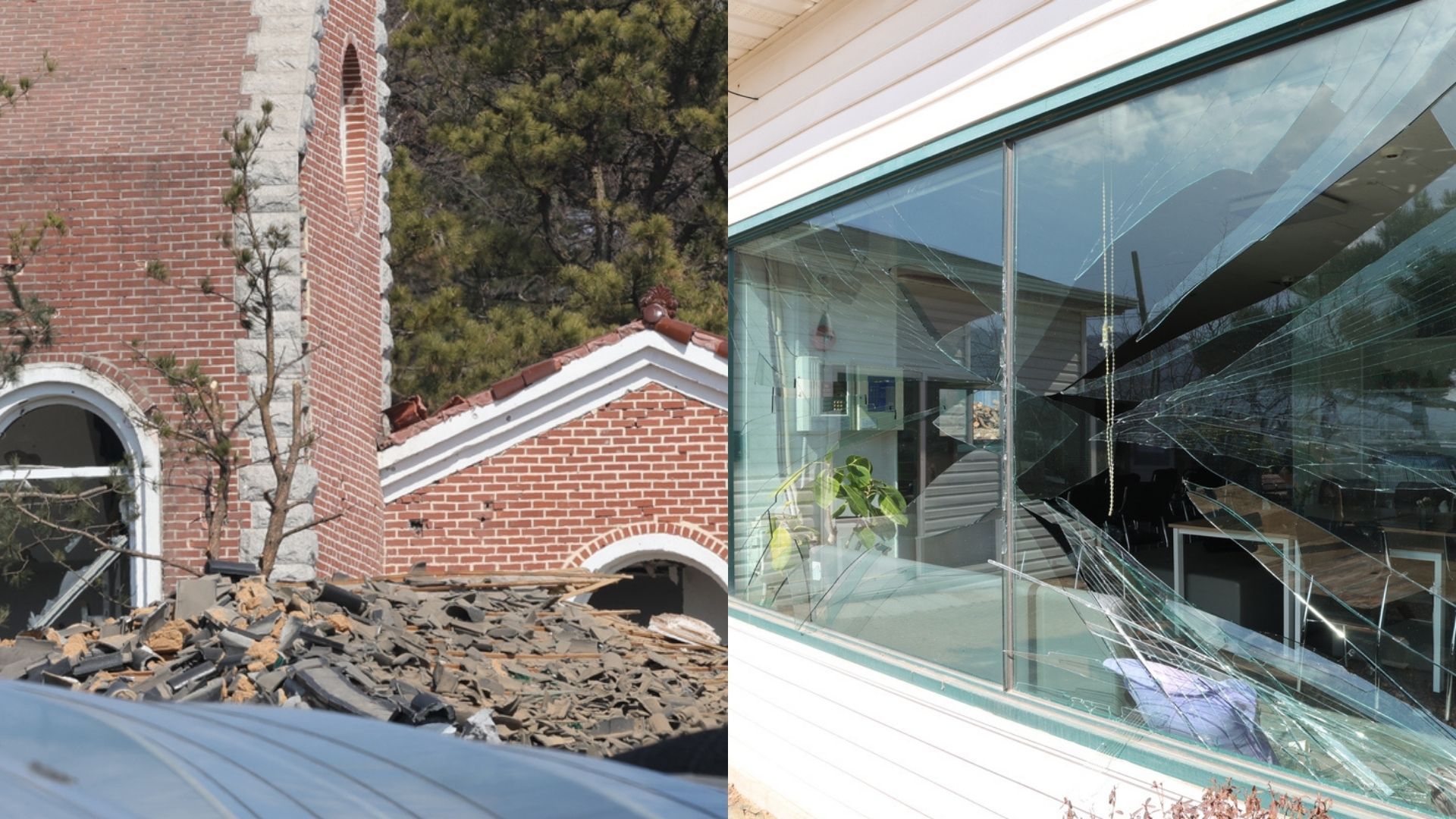 Снаряд впав на будинки у Південній Кореї під час військових навчань Снаряд впав на будинки у Південній Кореї під час військових навчань