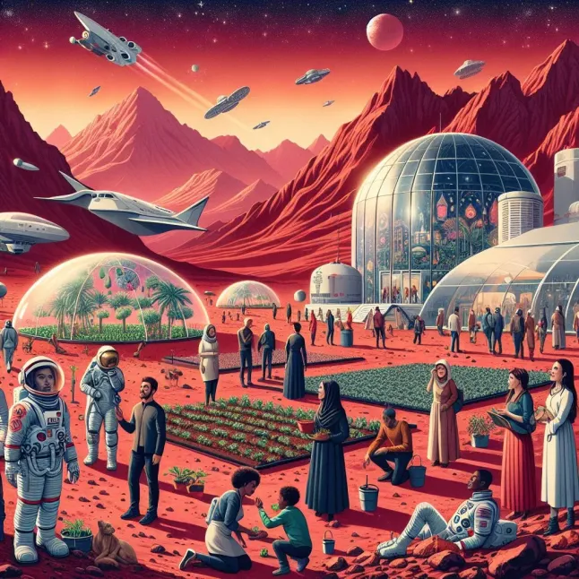 ИИ показал, как на Марсе могут выращивать растения ИИ показал, как на Марсе могут выращивать растения