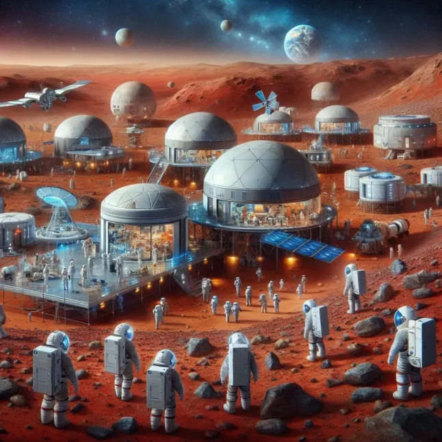 ИИ показал, как могут выглядеть дома людей на Марсе ИИ показал, как могут выглядеть дома людей на Марсе