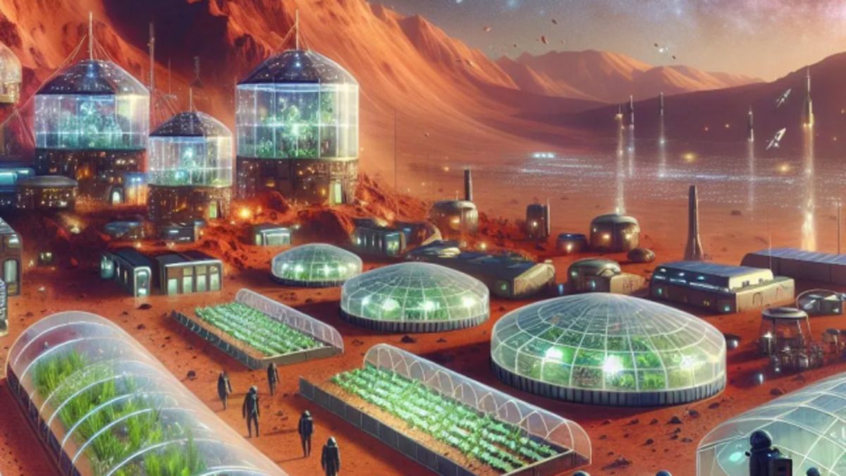 Искусственный интеллект показал, какой может быть колонизация Марса Искусственный интеллект показал, какой может быть колонизация Марса