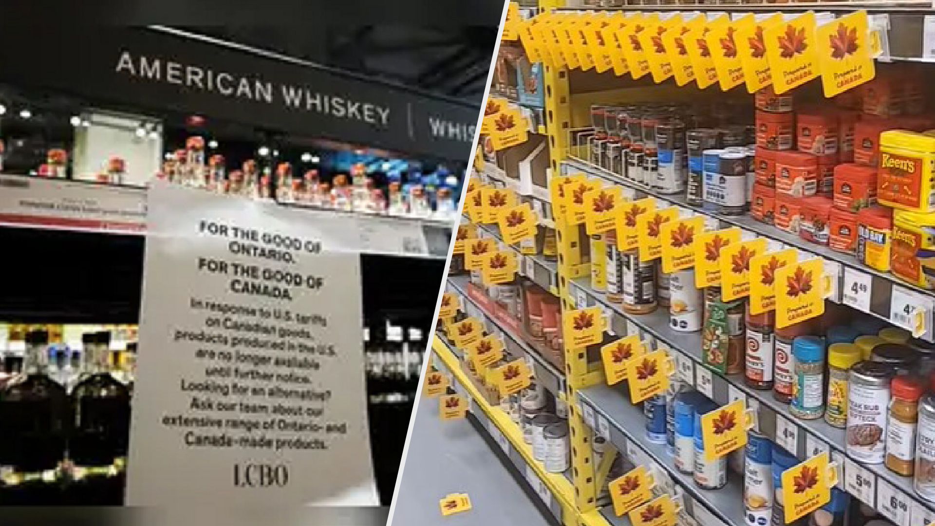 Гірше за мита: канадці гостро відреагували на мита Трампа – як виглядають полиці магазинів - Бізнес