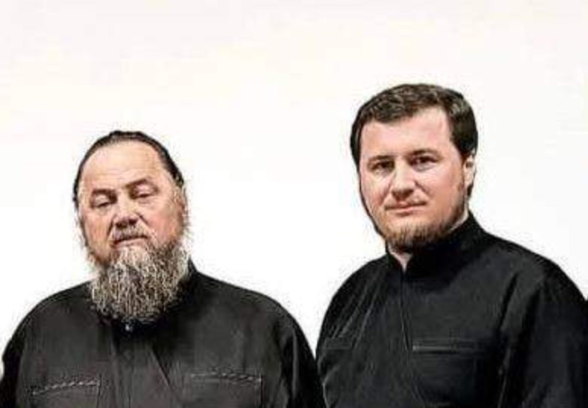 Священник УМП МП Василь Ковальчук з сином Священник УМП МП Василь Ковальчук з сином