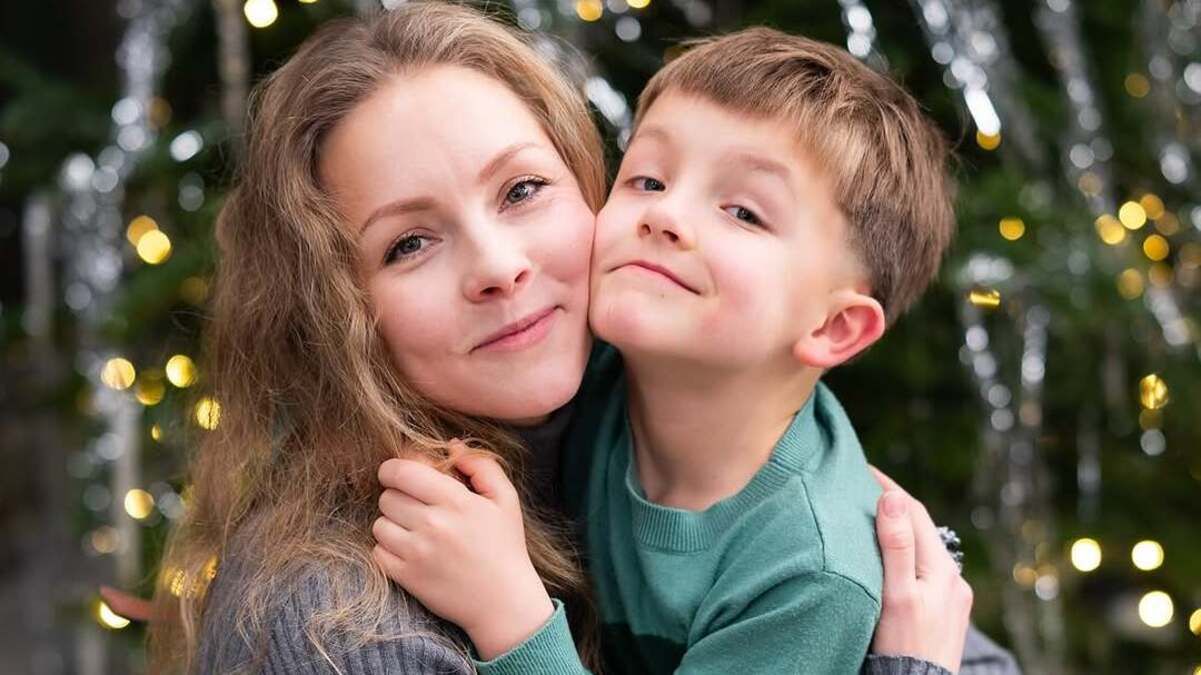 Олена Шоптенко з сином Олена Шоптенко з сином