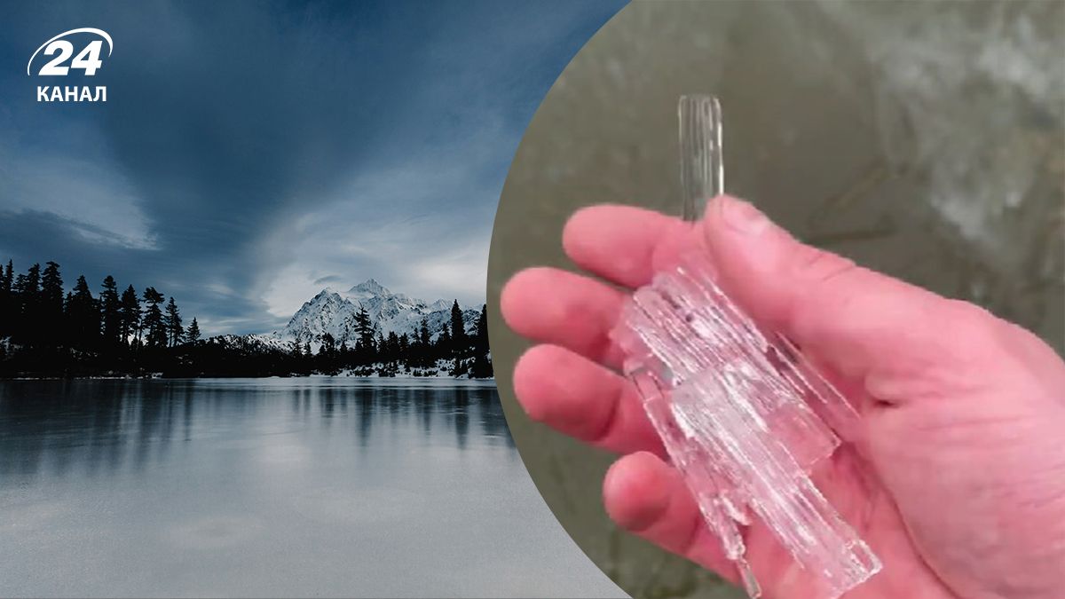 У мережі показали голчастий лід – чому він з'являється У мережі показали голчастий лід – чому він з'являється