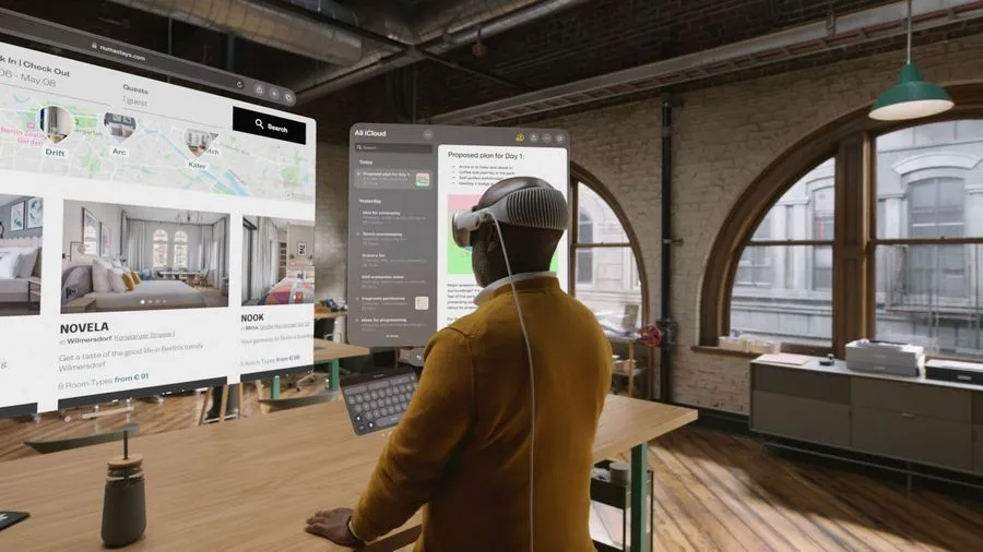 Интерфейс visionOS Интерфейс visionOS