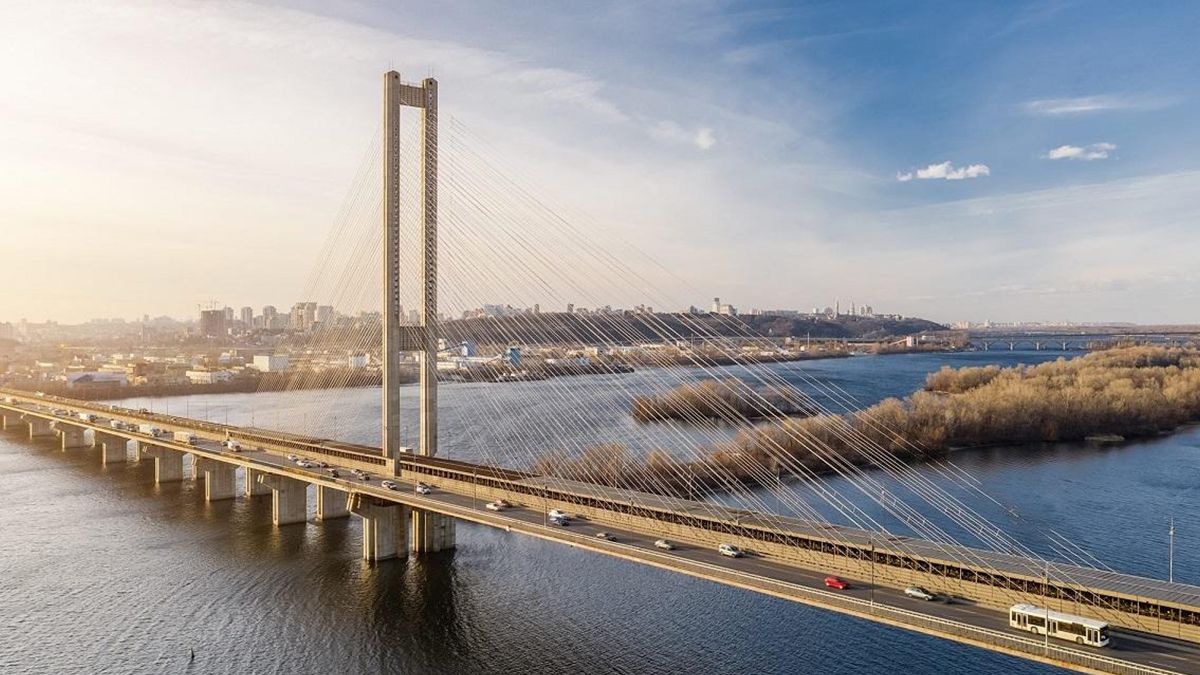 Як працюватиме Південний міст у Києві для транспорту Як працюватиме Південний міст у Києві для транспорту