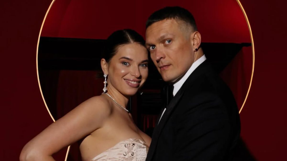 Олександр Усик з дружиною Катериною 