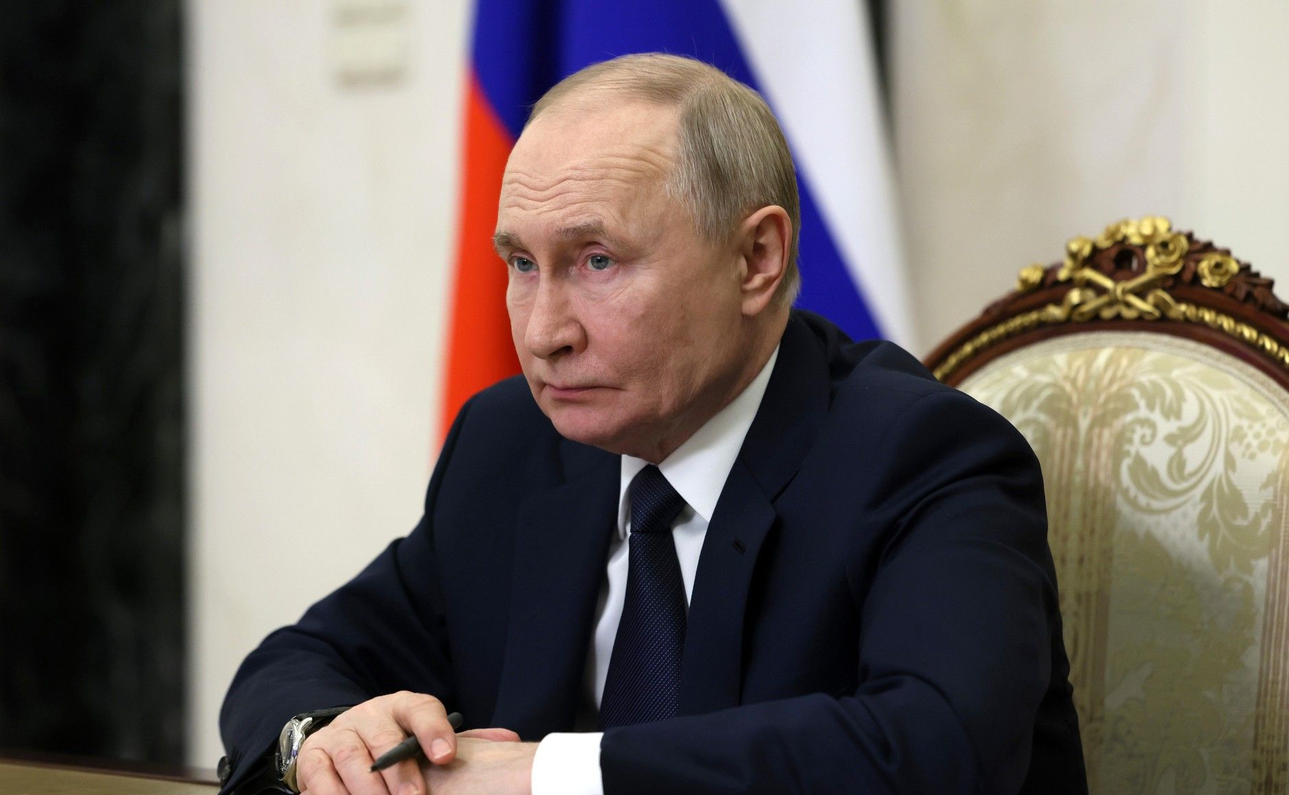 Российский диктатор Владимир Путин Российский диктатор Владимир Путин