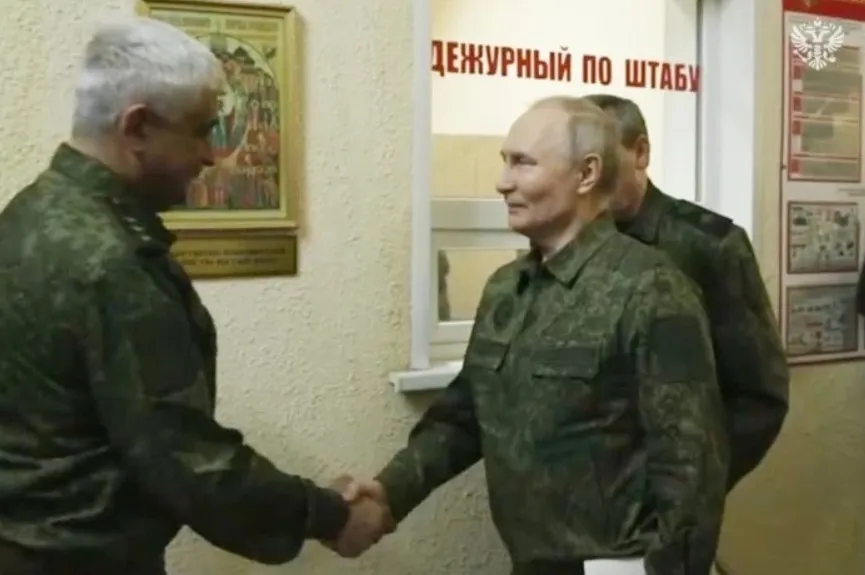 Путін відвідав Курську область Путін відвідав Курську область