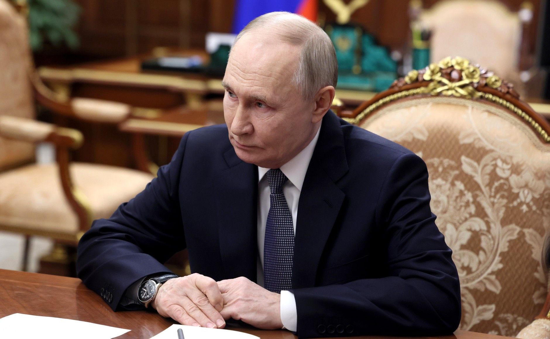 Российский диктатор Владимир Путин Российский диктатор Владимир Путин