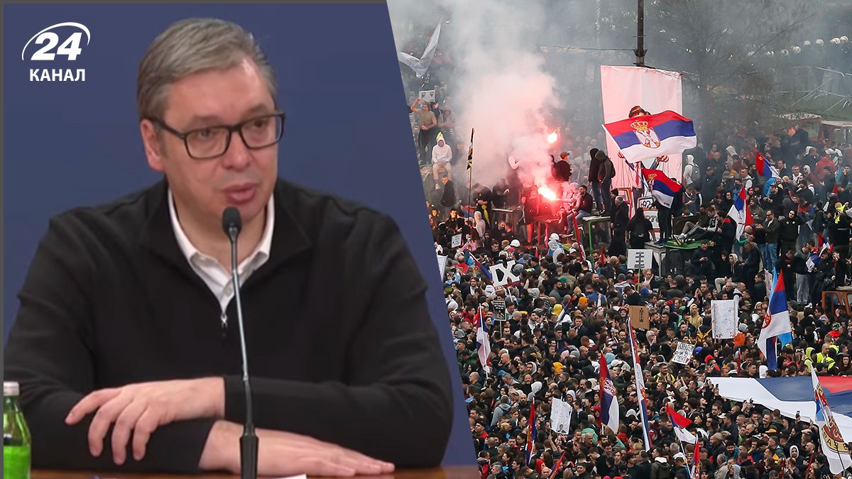Протесты в Сербии - Вучич выступил с обращением 15 марта 2025 года - Геополитика Протесты в Сербии - Вучич выступил с обращением 15 марта 2025 года - Геополитика