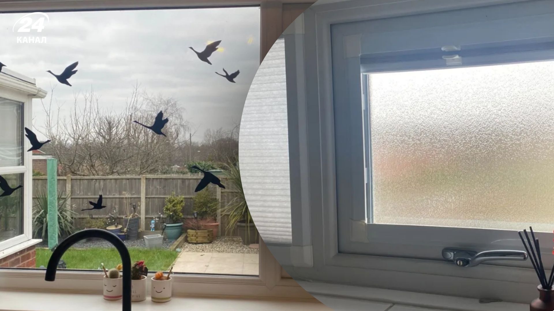 Білі рами на вікнах роблять простір всередині світлішим і більшим Білі рами на вікнах роблять простір всередині світлішим і більшим