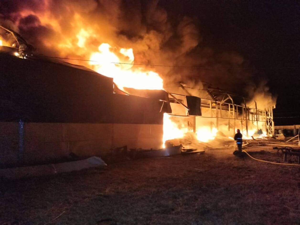 Пожежа у Харківській області Пожежа у Харківській області