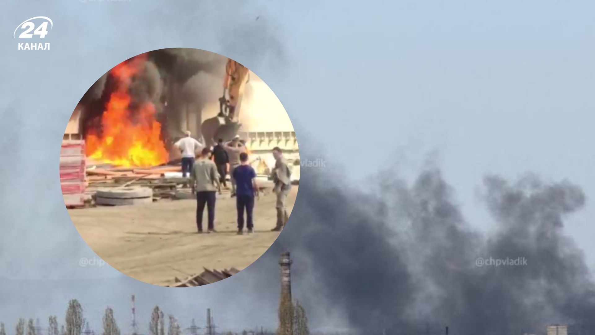 В российском Владикавказе вспыхнула военная поликлиника