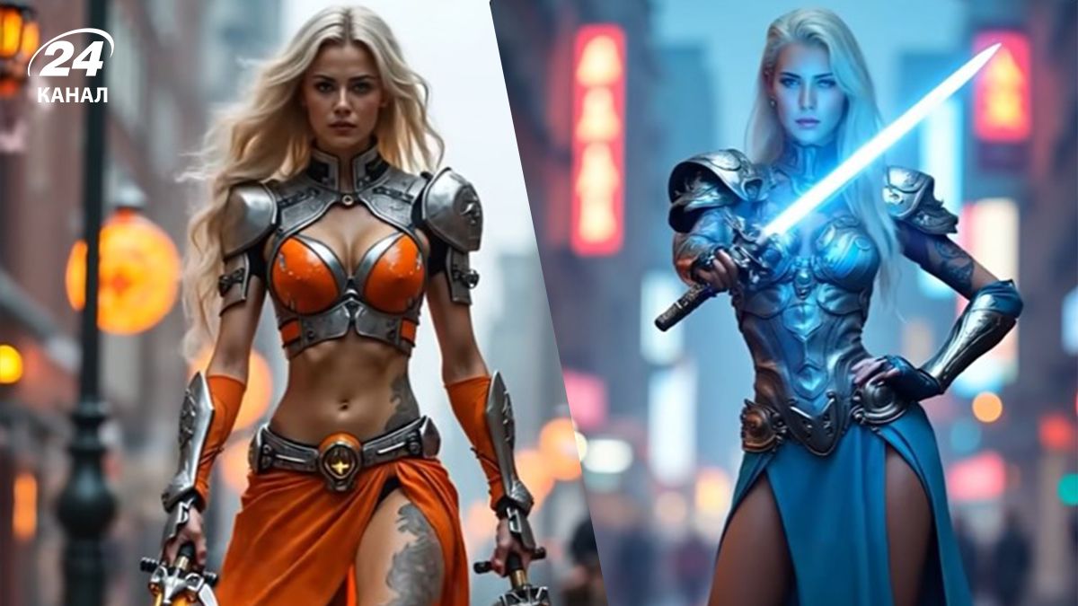 Штучний інтелект зобразив Україну та інші країни в образах жінок-воїнів Штучний інтелект зобразив Україну та інші країни в образах жінок-воїнів