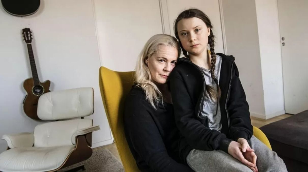 Малена Эрнман и Грета Тунберг Малена Эрнман и Грета Тунберг