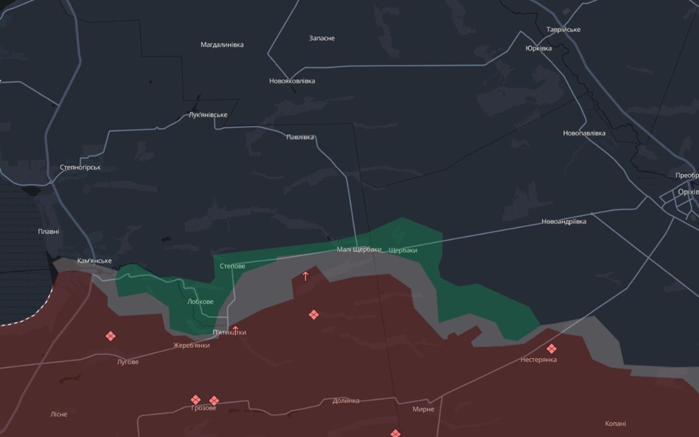 Оккупанты активизировались на Запорожье: продолжаются бои за Пятихатки и Малые Щербаки – DeeepState - 24 Канал Оккупанты активизировались на Запорожье: продолжаются бои за Пятихатки и Малые Щербаки – DeeepState - 24 Канал