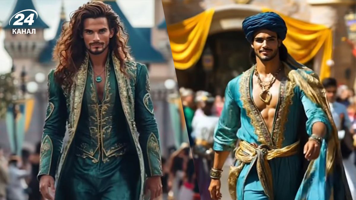 ИИ превратил диснеевских принцесс в мужчин - видео ИИ превратил диснеевских принцесс в мужчин - видео