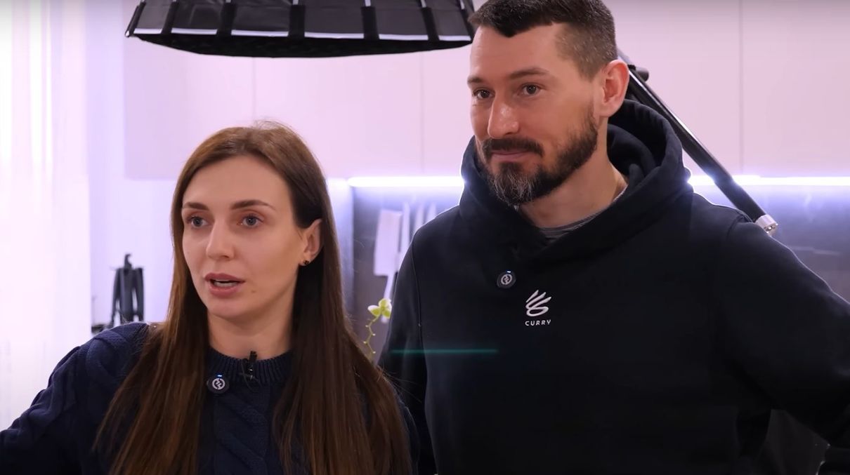 Катя Рибалка з чоловіком Катя Рибалка з чоловіком