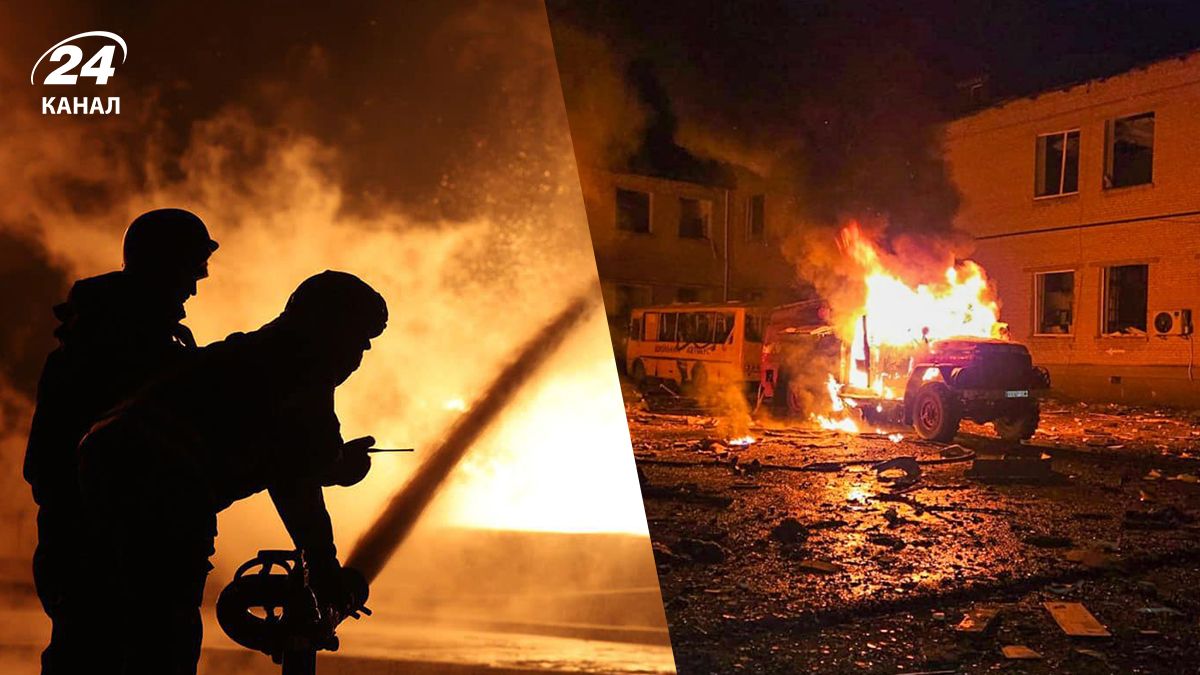 Наслідки нічних обстрілів Наслідки нічних обстрілів