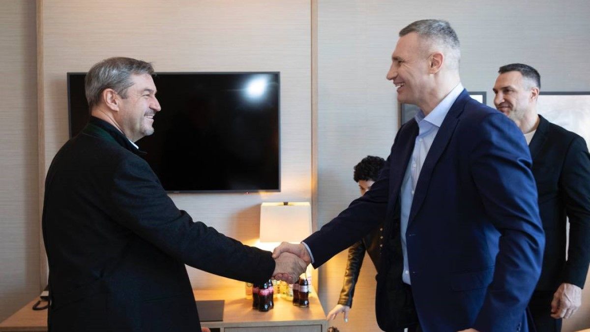 Встреча Виталия Кличко с премьер-министром Баварии Встреча Виталия Кличко с премьер-министром Баварии